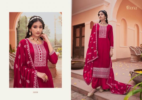 Fiona Kahish Wedding Wear Silk Designer Salwar Suit Collection